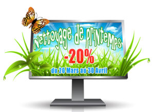 Promo nettoyage de printemps de votre ordinateur