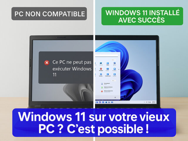 Windows 11 sur votre vieux PC ? C’est possible !