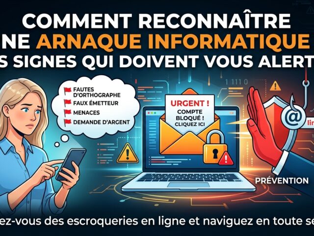 Comment reconnaître une arnaque informatique ? Les signes qui doivent vous alerter