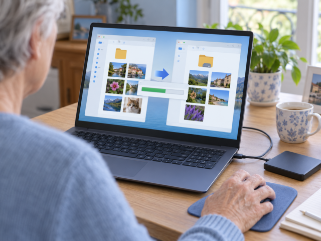 Comment sauvegarder ses photos et documents sur un disque externe ?